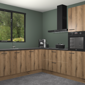 Goud Eiken keuken Porto 103147