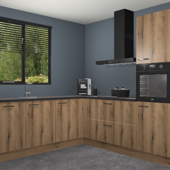 Goud Eiken keuken Porto 103148