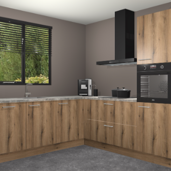 Goud Eiken keuken Porto 103150