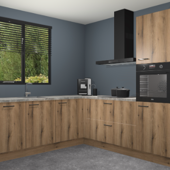 Goud Eiken keuken Porto 103154