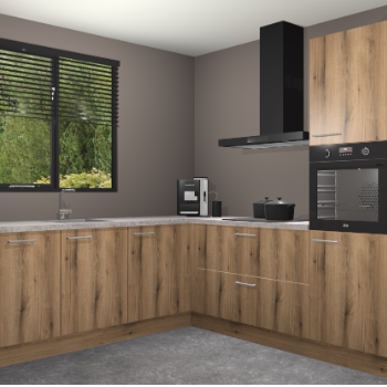 Goud Eiken keuken Porto 103156