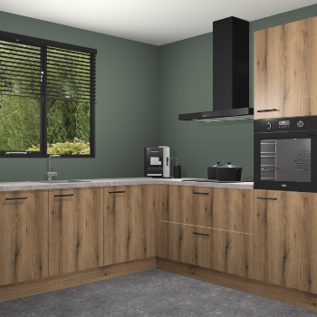 Goud Eiken keuken Porto 103159