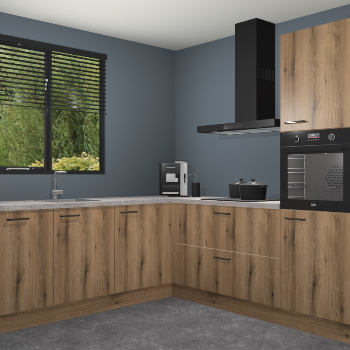 Goud Eiken keuken Porto 103160