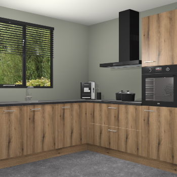 Goud Eiken keuken Porto 103163