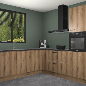 Goud Eiken keuken Porto 103165