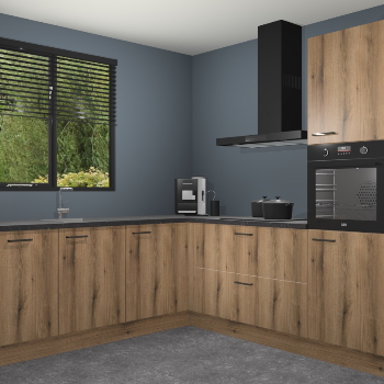 Goud Eiken keuken Porto 103166