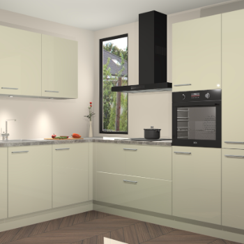 Magnolia hoogglans keuken Buenos Aires 103738