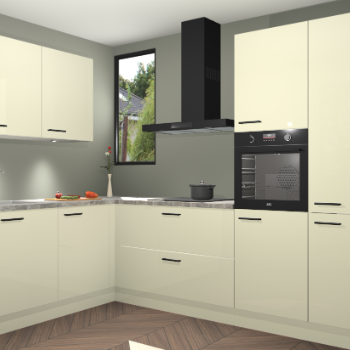 Magnolia hoogglans keuken Buenos Aires 103741