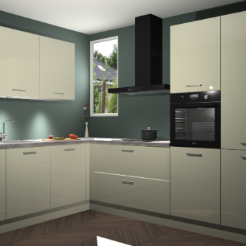 Magnolia hoogglans keuken Buenos Aires 103751