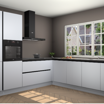 Sneeuwwitte greeploze keuken Casablanca 103695