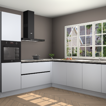 Sneeuwwitte greeploze keuken Casablanca 103701