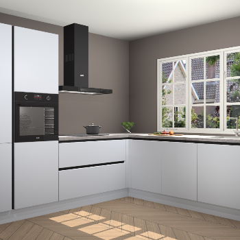 Sneeuwwitte greeploze keuken Casablanca 103707