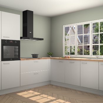 Zijdegrijze keuken Casablanca 103715