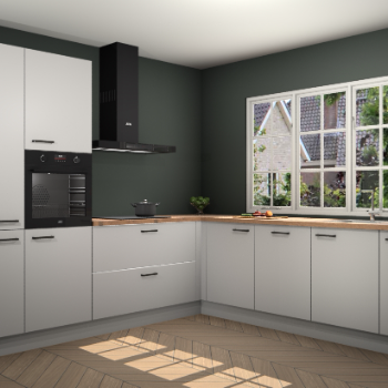 Zijdegrijze keuken Casablanca 103718