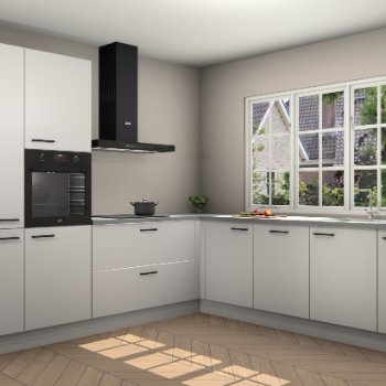 Zijdegrijze keuken Casablanca 103916