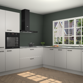 Zijdegrijze keuken Casablanca 103917