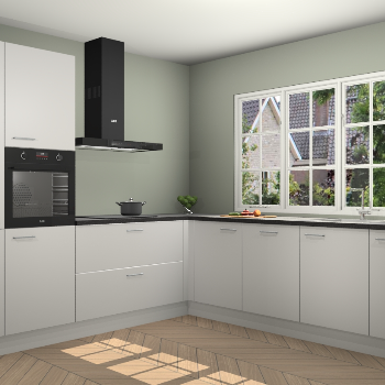 Zijdegrijze keuken Casablanca 103920