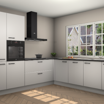 Zijdegrijze keuken Casablanca 103922