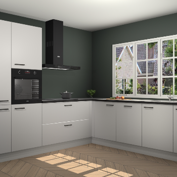 Zijdegrijze keuken Casablanca 103923