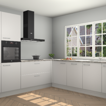 Zijdegrijze keuken Casablanca 103925