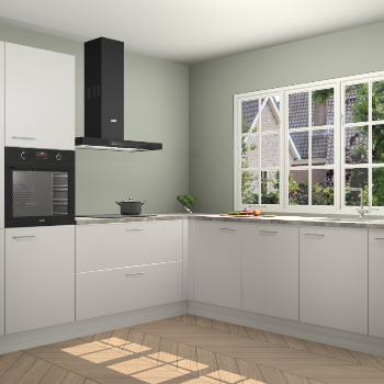 Zijdegrijze keuken Casablanca 103926