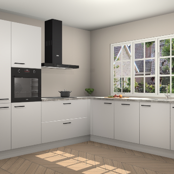 Zijdegrijze keuken Casablanca 103928