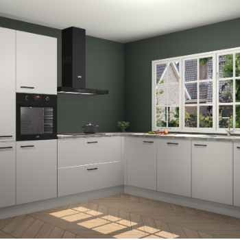 Zijdegrijze keuken Casablanca 103929