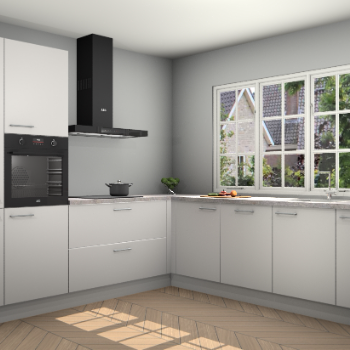 Zijdegrijze keuken Casablanca 103931