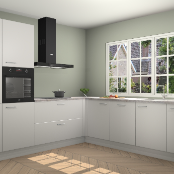 Zijdegrijze keuken Casablanca 103932