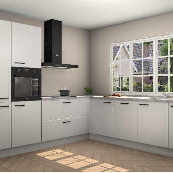 Zijdegrijze keuken Casablanca 103934