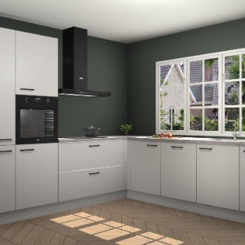 Zijdegrijze keuken Casablanca 103935