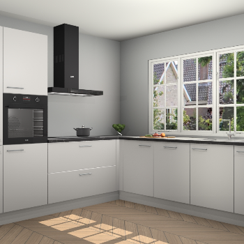 Zijdegrijze keuken Casablanca 103937