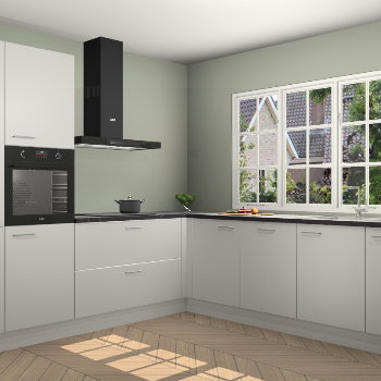 Zijdegrijze keuken Casablanca 103938