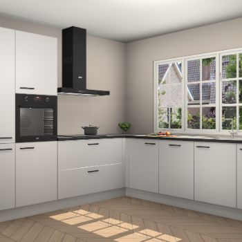 Zijdegrijze keuken Casablanca 103940