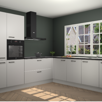 Zijdegrijze keuken Casablanca 103941