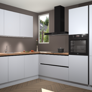 Sneeuwwitte greeploze keuken Buenos Aires 103773