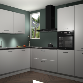 Zijdegrijze keuken Buenos Aires 104068