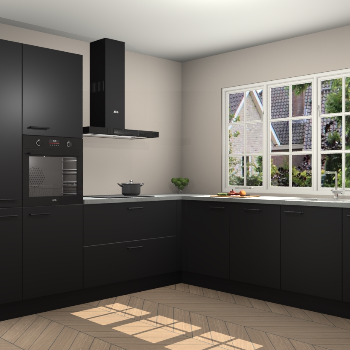 Zwarte keuken Casablanca 104454