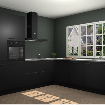 Zwarte keuken Casablanca 104455