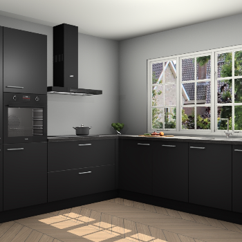 Zwarte keuken Casablanca 104457