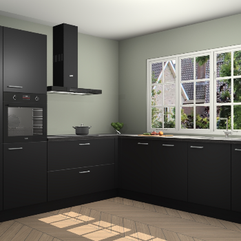 Zwarte keuken Casablanca 104458