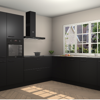 Zwarte keuken Casablanca 104460