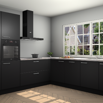 Zwarte keuken Casablanca 104469