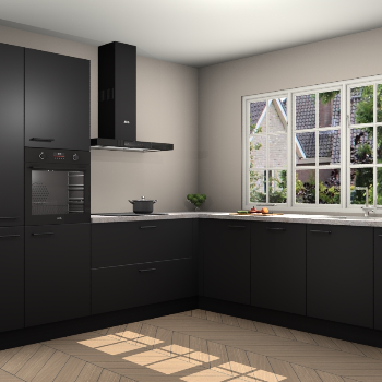 Zwarte keuken Casablanca 104472