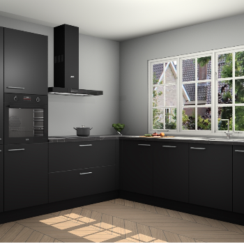 Zwarte keuken Casablanca 104475