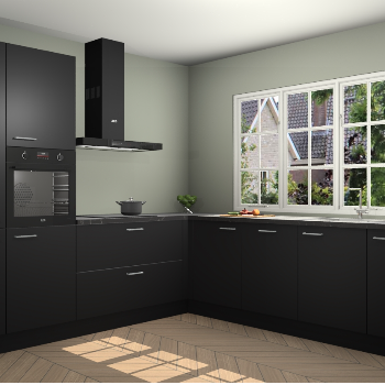 Zwarte keuken Casablanca 104476