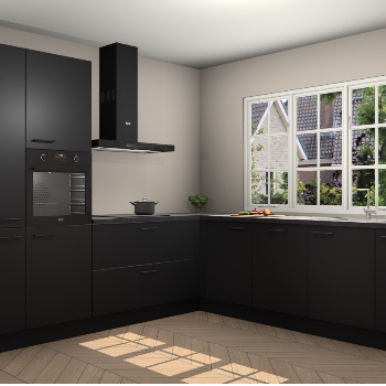 Zwarte keuken Casablanca 104478