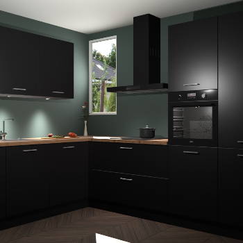 Zwarte keuken Buenos Aires 104614