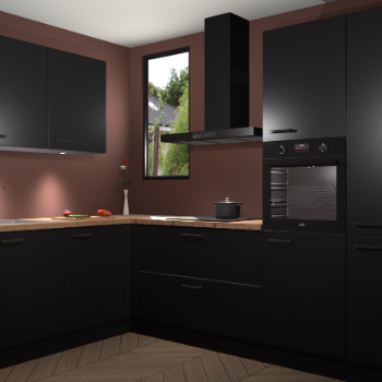 Zwarte keuken Buenos Aires 104617