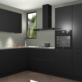 Zwarte keuken Buenos Aires 104622